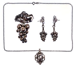 Georg Jensen Sterling Silver Jewelry Assortment