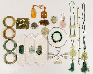 Jadeite Jade Jewelry Assortment