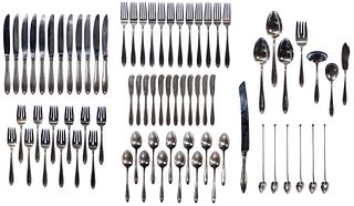 Alvin Sterling Silver 'Southern Charm' Flatware Service
