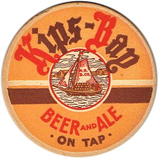 1938 Kips-Bay Beer/Ale 4 1/4 inch coaster NY-KIP-3