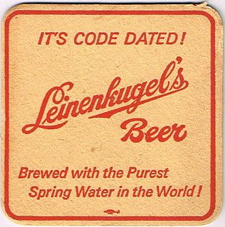 1966 Leinenkugel's Beer 3 3/4 inch coaster WI-LEIN-7