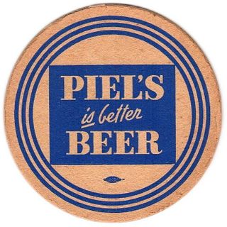 1938 Piel's Beer 4 1/4 inch coaster NY-PIEL-29A
