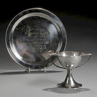 Two Sterling Silver Trophies from Chicago Yacht Clubs