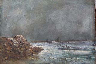 19th Century American Coastal Scene