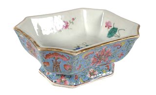 Chinese Porcelain Octagonal Bowl