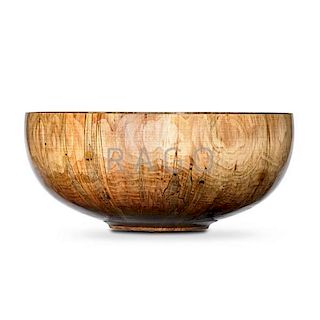 ED MOULTHROP Turned wood bowl