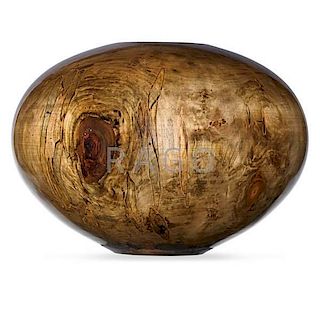 PHILIP MOULTHROP Closed-in turned wood vessel