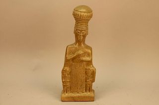Vintage Carved African Stone Figure
