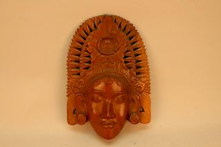 Vintage Carved Chinese Style Mask