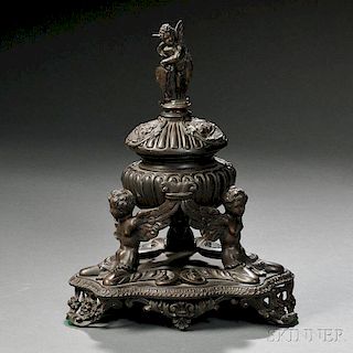 Renaissance-style Bronze Inkstand
