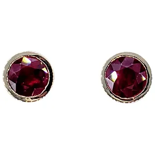 Excellent Ruby Stud Earrings - 1 Carat Each
