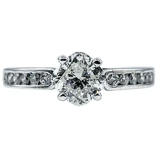 Unique Cushion Cut Diamond Engagement Ring