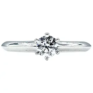 Tiffany & Co Brilliant Diamond Solitaire Engagement Ring - Platinum
