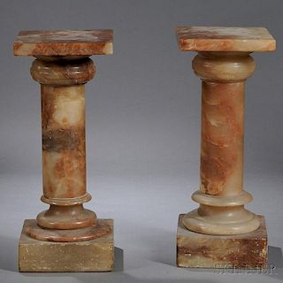 Pair of Onyx Pedestals
