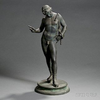 Italian School, 19th/20th Century       Figure of Narcissus After the Antique