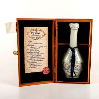 Vintage Lladro Liquor Bottle Carlos I Imperial Gran Reserva Brandy
