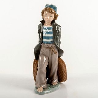 Shipboy with Basket 1005055 - Lladro Porcelain Figurine