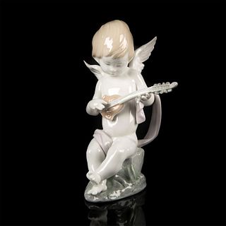 Angel w/Lute 1001231 - Lladro Porcelain Figurine