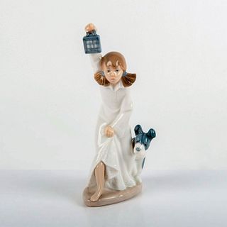 Nao By Lladro Porcelain Figurine, Who's There? 1111