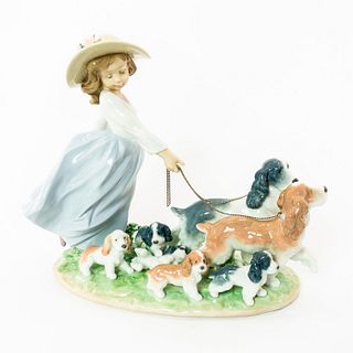 Puppy Parade 1006784 - Lladro Porcelain Figurine