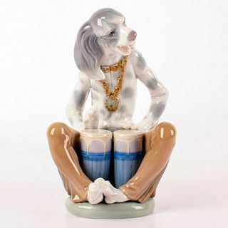 Dog Playing Bongos 1001156 - Lladro Porcelain Figurine