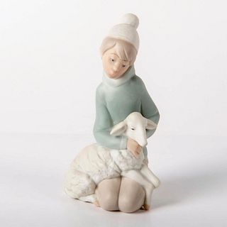Shepherd with Lamb 1014676 - Lladro Porcelain Figurine