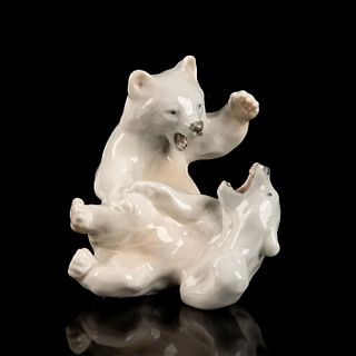 Royal Copenhagen Porcelain Figurine, Polar Bear Cubs 1107
