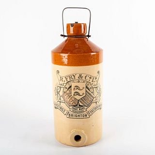 Monumental Doulton Lambeth Ginger Beer Flagon, Fry and Co.