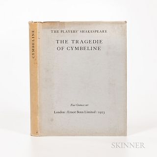 Shakespeare, William (1564-1616), Illustrated by Albert Rutherston, Introduction by H Granville-Barker, The Tragedie of Cymbeline