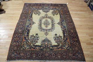 Antique And Finely Hand Woven Carpet .