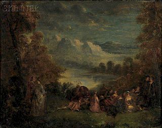 After Jean-Antoine Watteau (French, 1684-1721)      L'Ile Enchantée