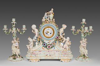 Garrison; End of XIX century. 
Saxony porcelain.