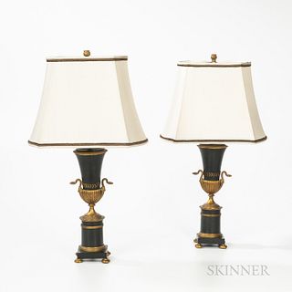 Pair of Neoclassical Lamps