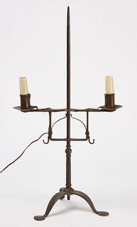 Wrought Iron Table Lighting Device