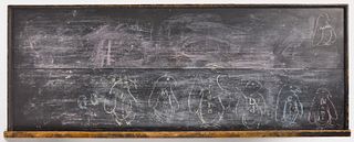 Country School Wooden Chalk Board