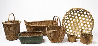 Lot of Early Baskets