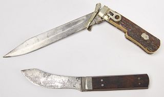 Three Large Vintage Folding Knives