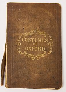 Early Book- Costumes of Oxford