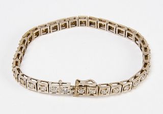 14kt White Gold Bracelet