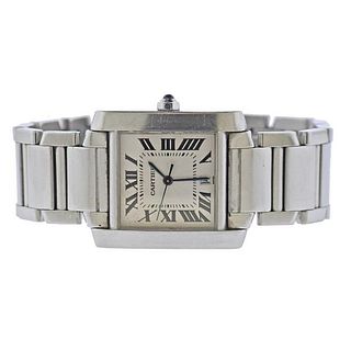 Cartier Tank Francaise Steel Automatic Watch 2302