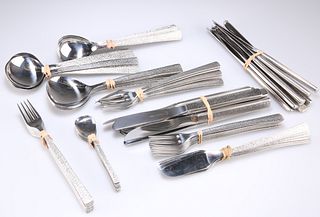GERALD BENNEY FOR VINERS - STAINLESS STEEL 'STUDIO' CUTLERY FOR EIGHT PERSO