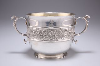 AN AMERICAN STERLING SILVER TWO-HANDLED PORRINGER, by Tiffany & Co, c.1891-