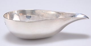 A GEORGE II SILVER PAP BOAT, maker's mark indistinct, London 1748, of typic