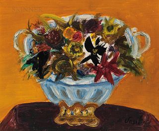 Nicholas Vasilieff (American/Russian, 1892-1970), Small Still Life with Flowers