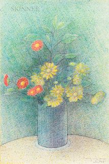 Damrong Wong-Uparaj (Thai, 1936-2002), Yellow Flowers