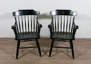 Pair of Boston University Arm Chairs