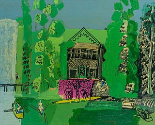 After Raoul Dufy Silkscreen The Boat House