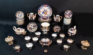 Grouping Royal Crown Derby Imari Porcelain