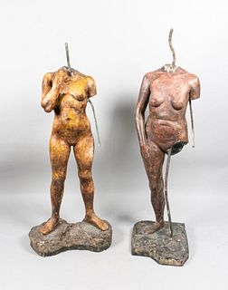 Miguel Del Rey Allegory 1 and 2 Sculptures