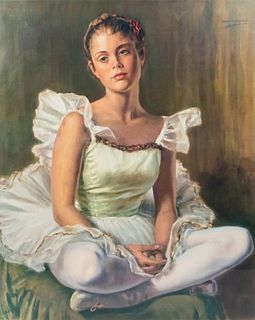 A. Henry Nordhausen Ballerina in White Print